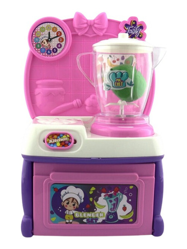 Set Cocina Infantil Horno Licuadora Juguete Luces Sonidos