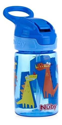 Nuby Kidøs Flip-it Reflex Push Button On-the-go Botella De