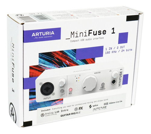 Interface Arturia Minifuse 1 Usb-c + Envio + Rocker Music