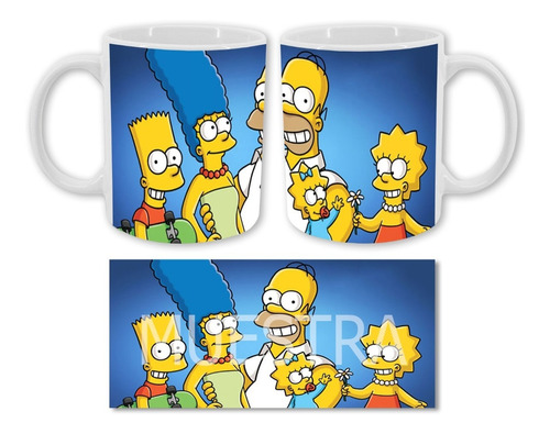 Tazón Taza Los Simpsons