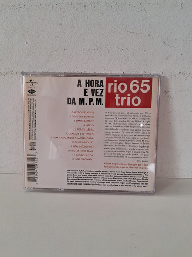 Cd Rio 65 Trio A Hora E Vez Da M.p.m. (Usado)