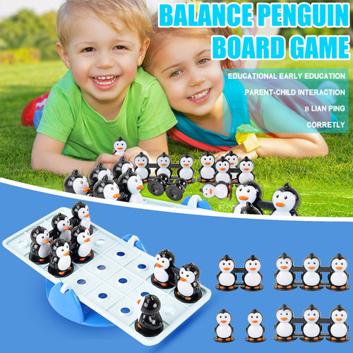 Set De Juegos De Balancín Con Forma De Pingüino, Multijugado