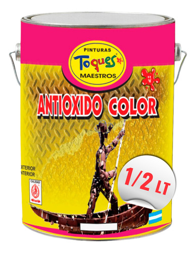 Fondo Antióxido Sintético Toques Maestros 1/2 Lt Int/ext