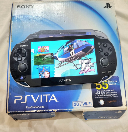 Ps Vita Fat Sony Tela Oled 64 Gb Preto (Usado)