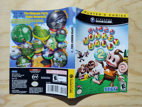 Super Monkey Ball 2 Nintendo Gamecube (Usado)