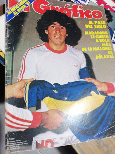 El Gráfico 3202 Año 1981 Maradona A Boca