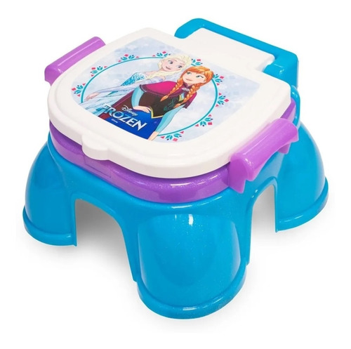 Pelela Inodoro Portatil 3 En 1 Porta Rollo Frozen Disney