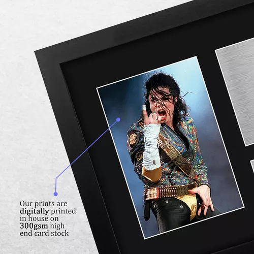Hwc Trading Usl Enmarcado Michael Jackson Gifts Impreso Con