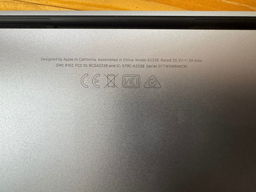Macbook Pro M2 (2022) 13.6 8gb 256gb Cinza-espacial Cinza (Usado)