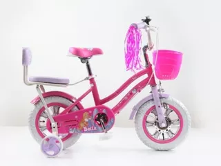 Bicicleta Parta Niños Aro 16 Doble Asiento Y Con Luces