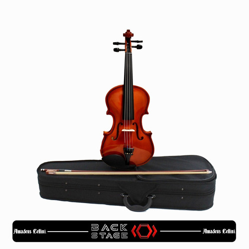 Amadeus Violin Y Estuche Para Niño Principiante 3/4 Amvl003