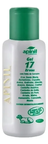 Apinil 17 Ervas 200g Gel Massageador Corporal Para Dores - Huracan