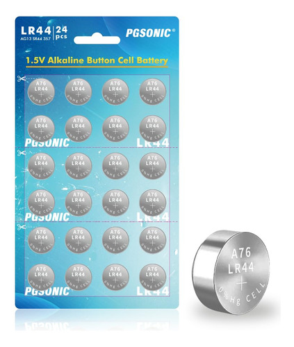 Pgsonic Bateria Lr44 (24pcs)