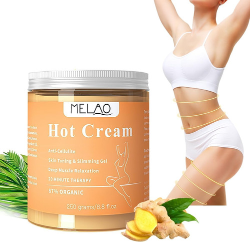 Gel Caliente Corporal Jengibre 250 Gr Fragancia Neutra