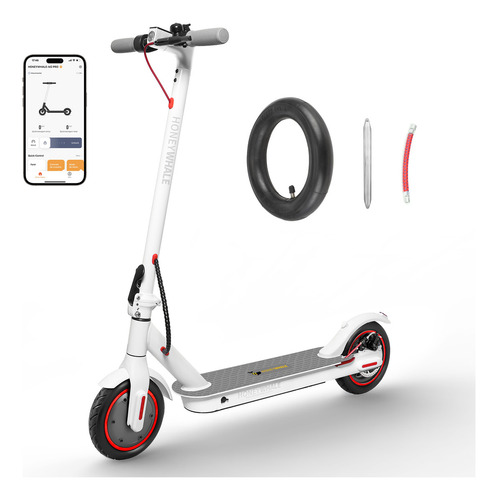 500w Patinete Elétrico Honeywhale M2 Pro 32km/h 500w 22km Cor Branco-2