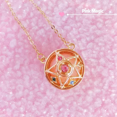 Sailor Moon Collar Crystal Star Broche Transformación