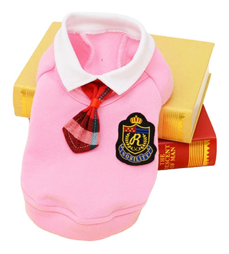 Ropa Para Mascotas De Colegial Rosa