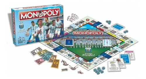 Monopoly Juego De Mesa Selección Argentina Afa Futbol