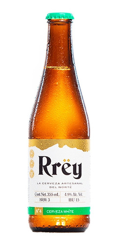 Cerveza Artesanal Rrëy White 355  Ml
