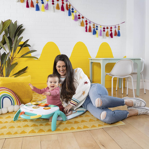 Ranurado 4 En 1 Kicks Piano Gym, Tummy Time Mat Activ...