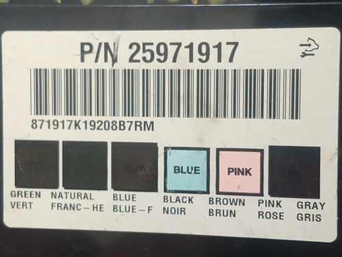Módulo Bcm Chevrolet Silverado 07-11 25971917 Ml799 (Usado)