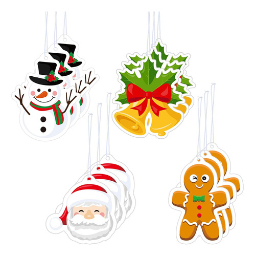 Ambientador De Navidad 12 Piezas De Adornos Colgantes De Nav