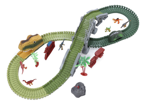 Juguetes Eléctricos Para Pista De Carreras De Dinosaurios, R