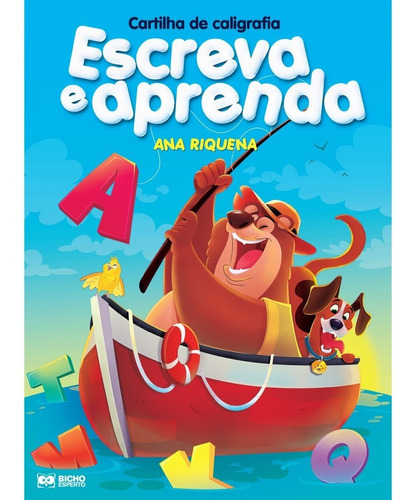 Livro Infantil Cartilha De Caligrafia - Escreva E Aprenda