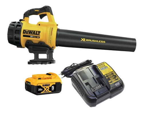 Soprador Bateria 20v 5ah Li-ion Xr Brushless Dewalt Dcbl720b