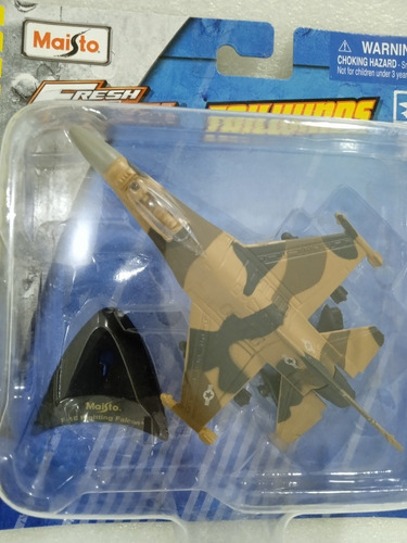 Avión Caza Coleccionable F-16 Fighting Falcon (escala 1:300)