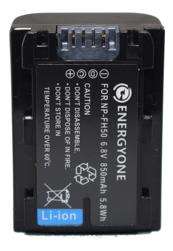 Np-fh50 Energyone P/videoamara Sony Dcr-dvd103, Hc20