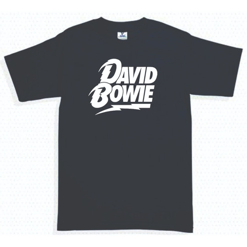 Playera David Bowie Logo Rayo 4 Hombre Mujer