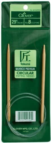 Agujas De Tejer Circulares De Bambu Takumi De 29 .n°8