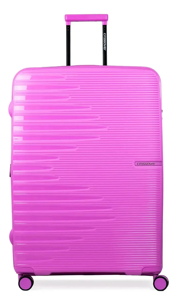 Valija Crossover Polipropileno Capri Grande Color Rosa Liso
