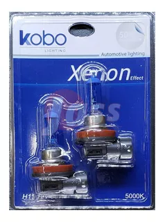 Lampara H11 Kobo Lighting 12v 55w Blue Vision X2 Unid Juego