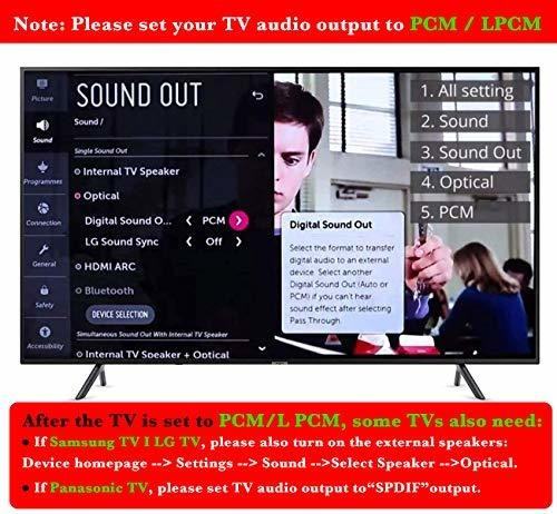 Extractor Audio Hdmi Acr 192 Khz Convertidor Dac Para Tv