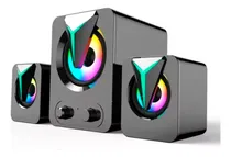 Comprar Cornetas 2.1 Mini Speaker Con Subwoofer Rgb Gamer Ft2521