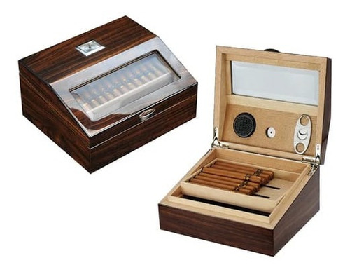 Caja Para Habanos Humidor Para Puros Cigarros 