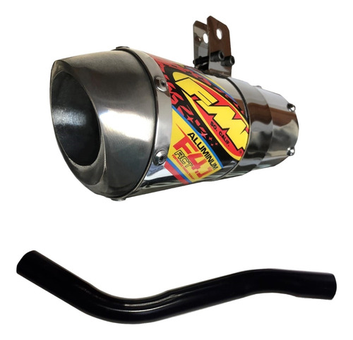 Escape Fmf Boca Grande + Curva Honda Xr 125 - 