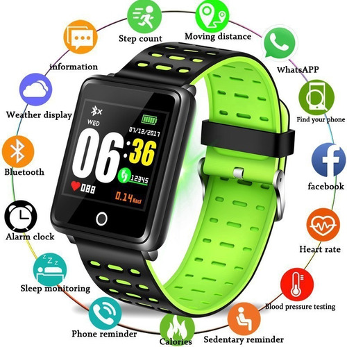 Relógio Smartwatch Monitor Fitness Bluetooth Promoção