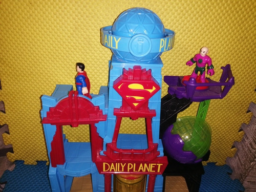 Dc Super Friends Imaginext Superman Vs Lex Luthor Y Set (Usado)