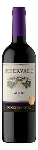 Vinho Tinto Chileno Merlot 750ml Reservado Concha Y Toro