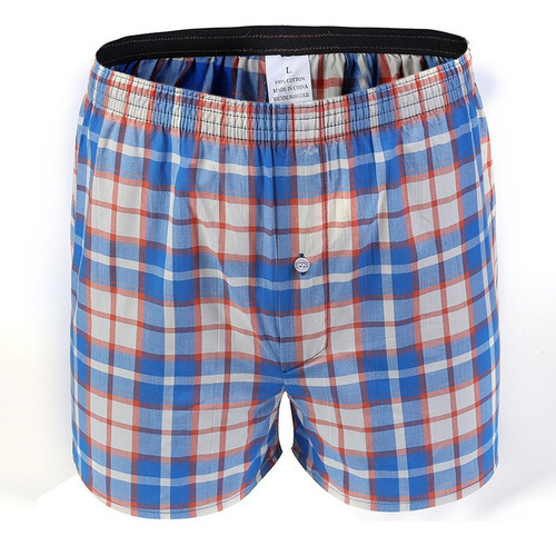 Pack De 5 Calzoncillos Bóxer Estilo Cuadros Para Hombre