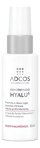 Sérum Concentrado Adcos Hyalu 6+ 30ml P/todos Tipo De Pele Todo Tipo De Pele Dia/noite