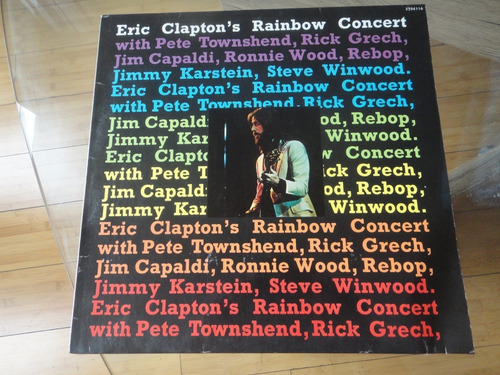 Eric Clapton Rainbow Concert Vinilo Edición Alemana 1973