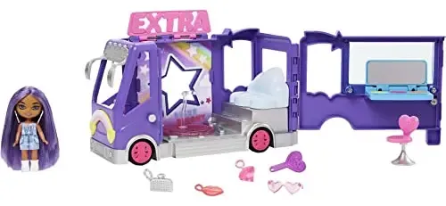 Mattel | Toys | Barbie Extra Mini Minis Tour Bus Vehicle Playset With A Mini Doll 2023 668d7063f88c1d9e4fe1263d