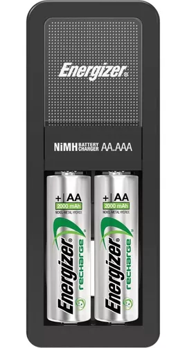 Cargador De Pilas Energizer Mini + 4 Pilas Recargables Aa - $ 649