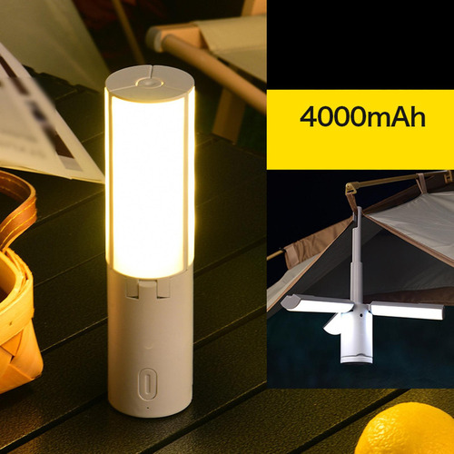 Linterna Led Para Acampar, Iluminación Estilo C 4000mah