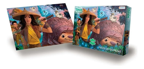 Puzzle De 120 Piezas Rompecabezas Disney Raya