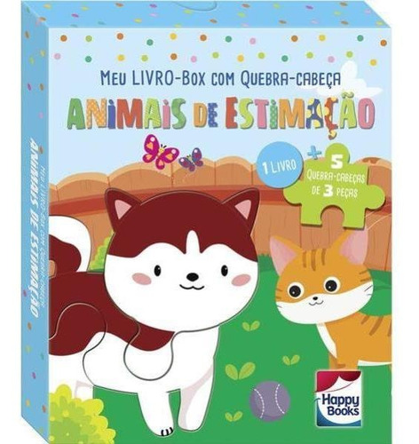 Meu Livro-box Com Quebra-cabeça: Animais De Estimação